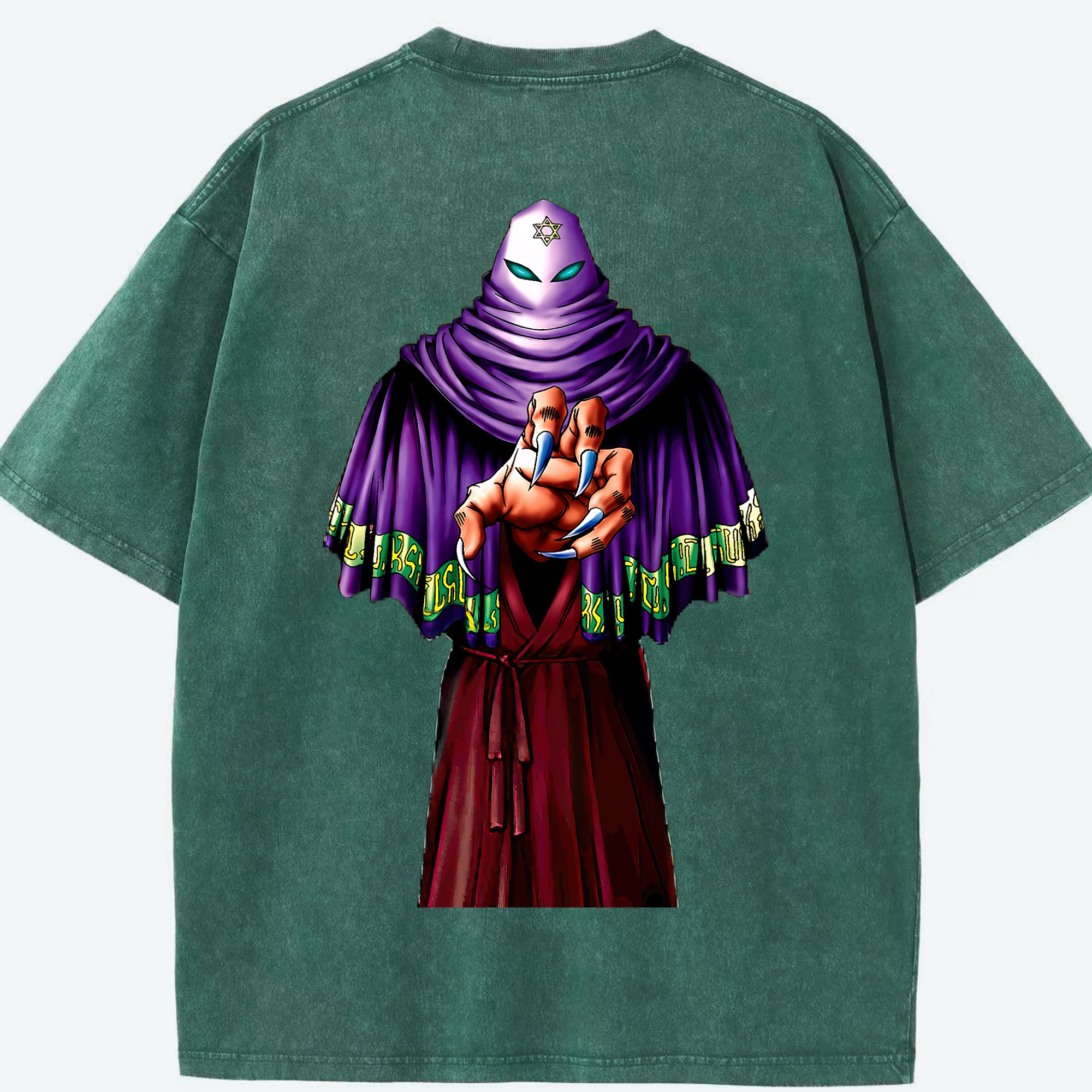 （画像用） 遊☆戯☆王 Yu-Gi-Oh! 綿100% ヴィンテージ風 半袖Tシャツ（背面プリント）